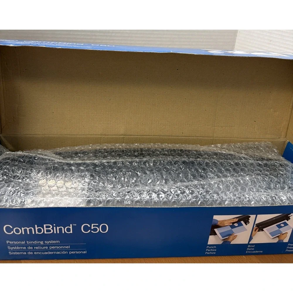 GBC CombBind C50 Binding System for Classroom, Home & Work, Office 90 Sheet Cap